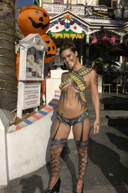 Body Painting 2004 photo - Duval Street, Key West